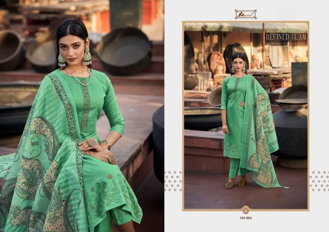 Kesar Ehsaas 163-001 to 163-006 Wholesale Printed Cotton Dress Material